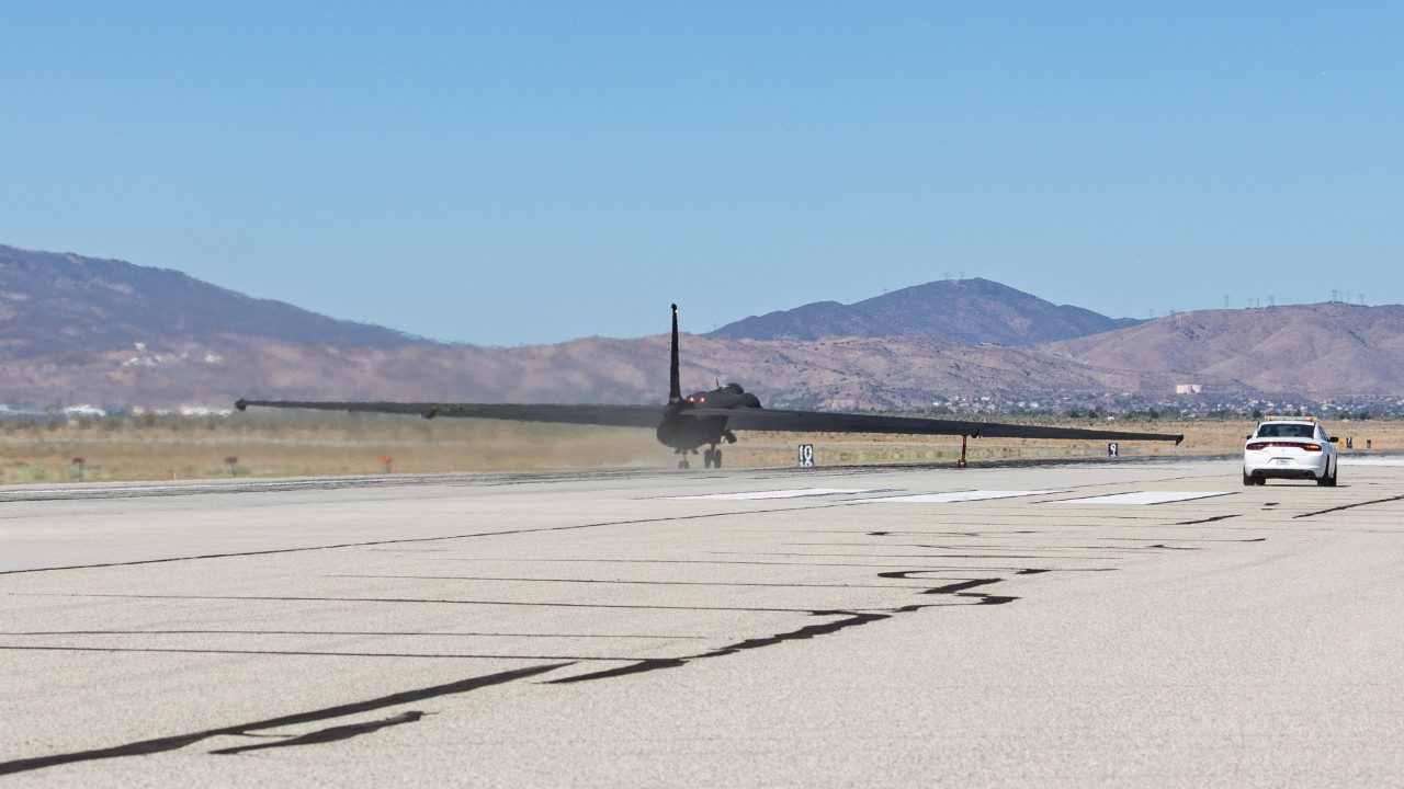 U-2 1099 about to takeoff