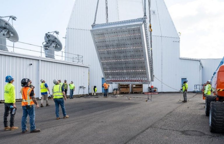 Aegis System Equipped Vessel Takes Shape: Lockheed Martin Delivers AN/SPY-7(V)1 Radar Antennas to Japan