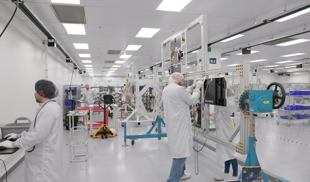 The 20,000-square-foot low bay clean room is located at Lockheed Martin’s Waterton campus in Littleton, Colorado.