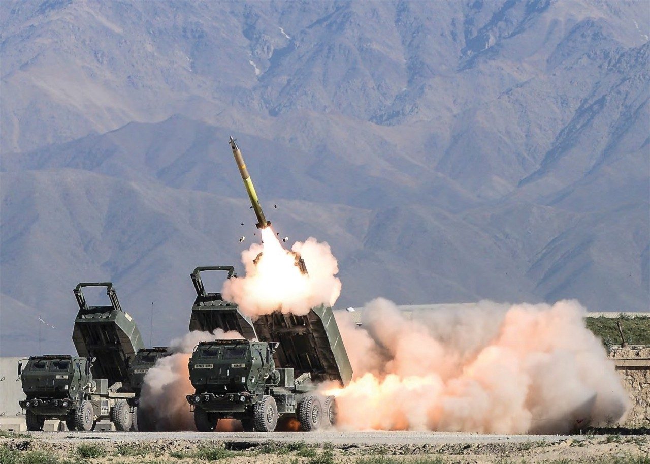 A GMLRS is fired from Lockheed Martin’s HIMARS launcher. Photo Courtesy: US Army