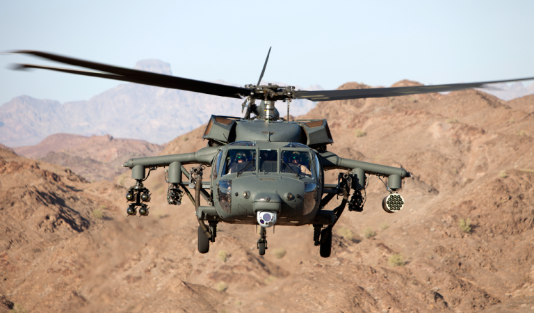 Armed BLACK HAWK® Helicopter