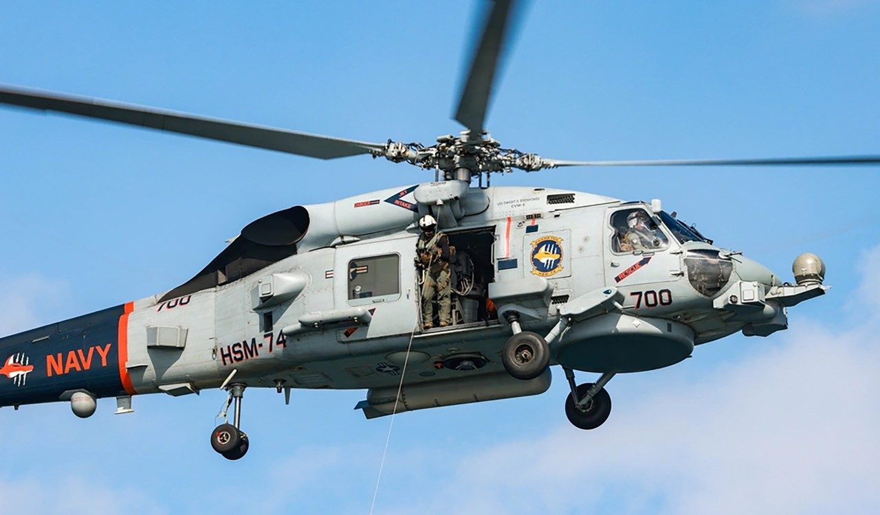 US Navy MH-60R aircrews epitomize the motto “Be Prepared” as they regularly train for search and rescue operations.