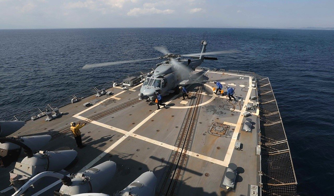 Operating from surface combatants as an integrated part of the US Navy’s ship-air team, the MH-60R serves as the “eyes and ears” of the fleet.